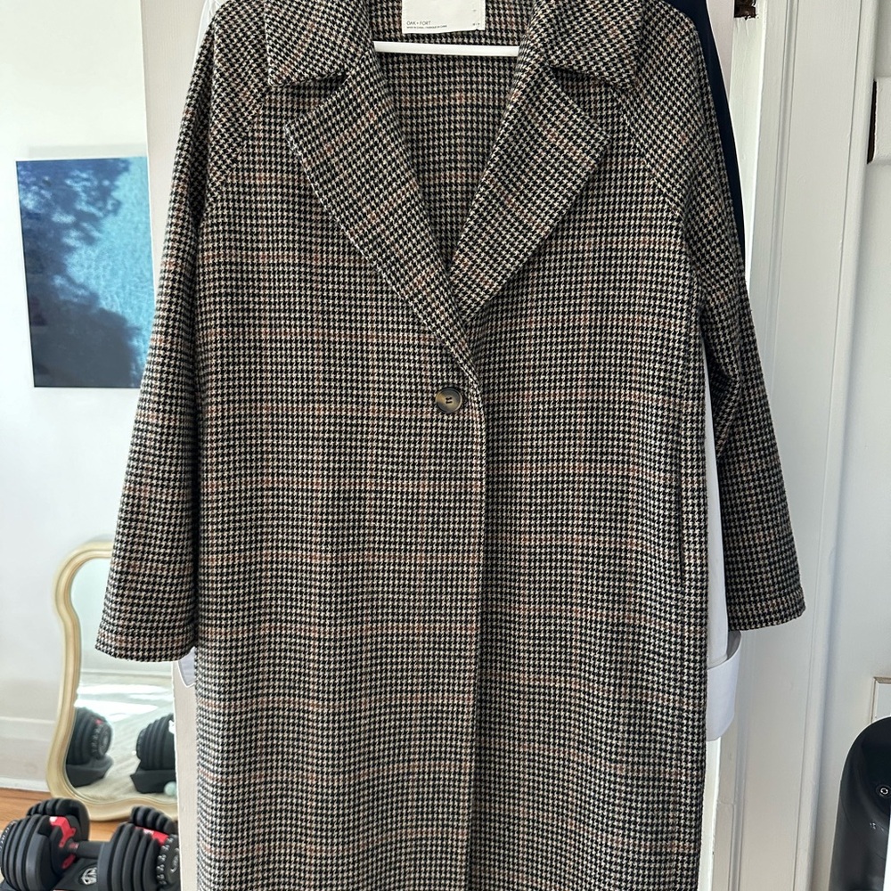 OAK + FORT Plaid Jacket - Picture 6 of 7
